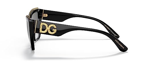 Dolce & Gabbana Women's Round Fashion Sunglasses, Black/Gradient Grey, One Size2