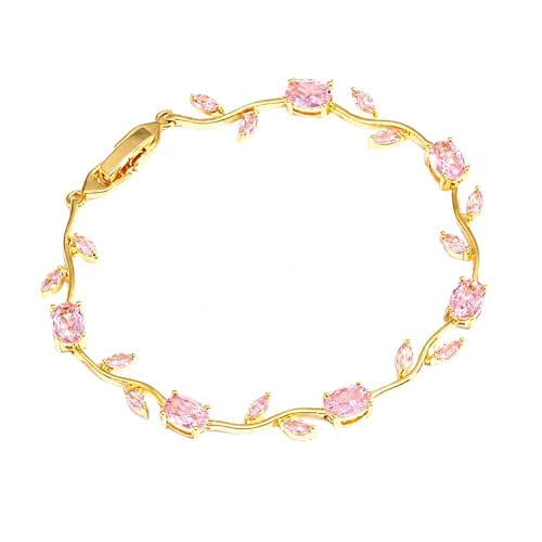 Image of Tulip Bracelet For Women | Anti Tarnish Floral Charm Bracelet For Women & Girls | Stainless Steel Tulip Bracelet | Stylish Party Daily Wear Accessory