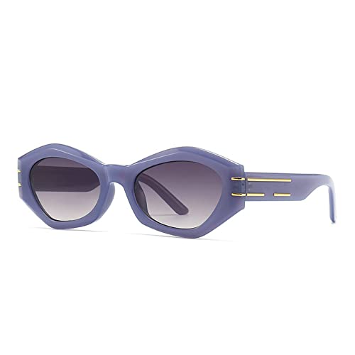 Image of Square Thick Frame Wide Leg Sunglasses Women Retro Beach Sunglasses Men Hip Hop Party Sun Glasses UV400