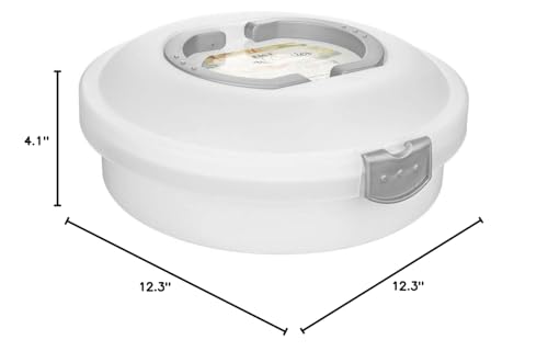Southern Homewares SH-10280 Cake Carrier With Lid And Handle 3-In-1 - Plastic Cake Container For Cakes, Pies, Cupcakes thumb #3