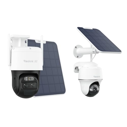 REOLINK Argus PT & TrackMix, 4K Dual-Lens Security Cameras Wireless Outdoor 2-Pack, 360° Pan/Tilt & Auto-Tracking PTZ, 5 - Detailed View