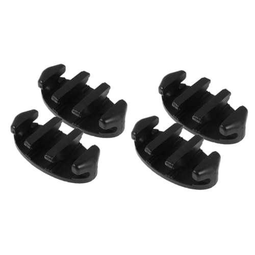 HANABASS 2sets Anchor Cleat for Boats Rope Holder Easy Install Cleat for Kayaks Canoes and Use Weather-Resistant Clip Versatile Rope Fixing Accessory Screws