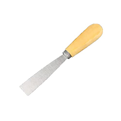 Wandschaber, 5 Stück, Holzgriffmesser, rostfreie Spachtelmesser, Spachtelmasse, Trockenbau-Fugenmesser, Spachtelmesser, flexibles Spachtelmesser for Wände, Tapetenschaber 1 2 3 4 5 Zoll, 1 Zoll