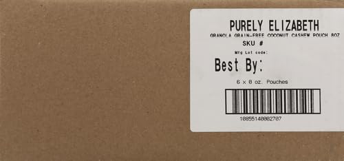 Image of Purely Elizabeth, Coconut Cashew, Keto Granola, Grain-Free, Non-GMO, Paleo (8oz Bag) (Pack of 3)