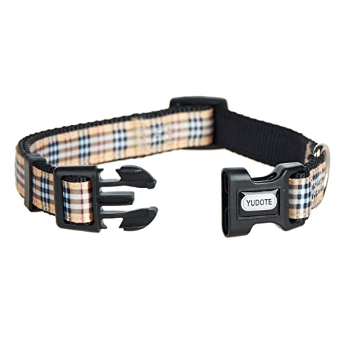 YUDOTE - Collare regolabile per cani in nylon nero...