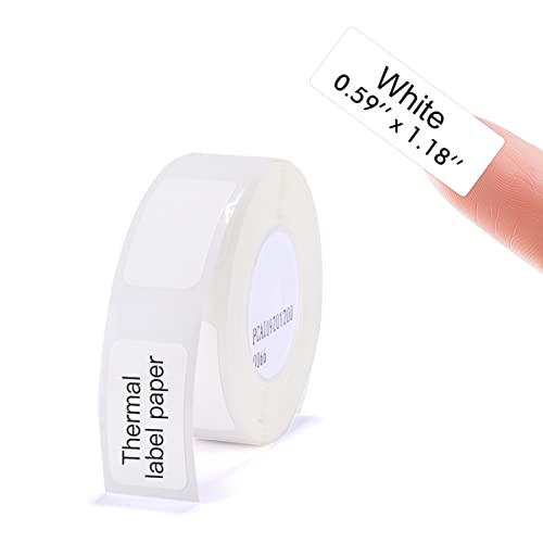 NIIMBOT Thermo-Etiketten, 15 x 30 mm, selbstklebend, für D11/D110/D101/H1S, 1 Rolle mit 210 Stück
