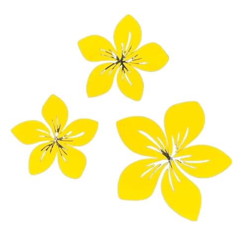 Autocollants de voiture à fleurs stickers auto étanches pour pare-choc arrière