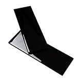 Adedeo Glass Subway Tile 4 x 12 Inch Black for Kitchen Backsplash Bathroom Wall Pack of 12 Sheets