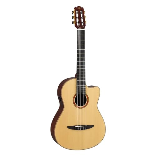 Image of Yamaha NCX3 NT Cutaway Acoustic-Electric Nylon-String Classical Guitar With Reinforced Carrying Bag , Natural