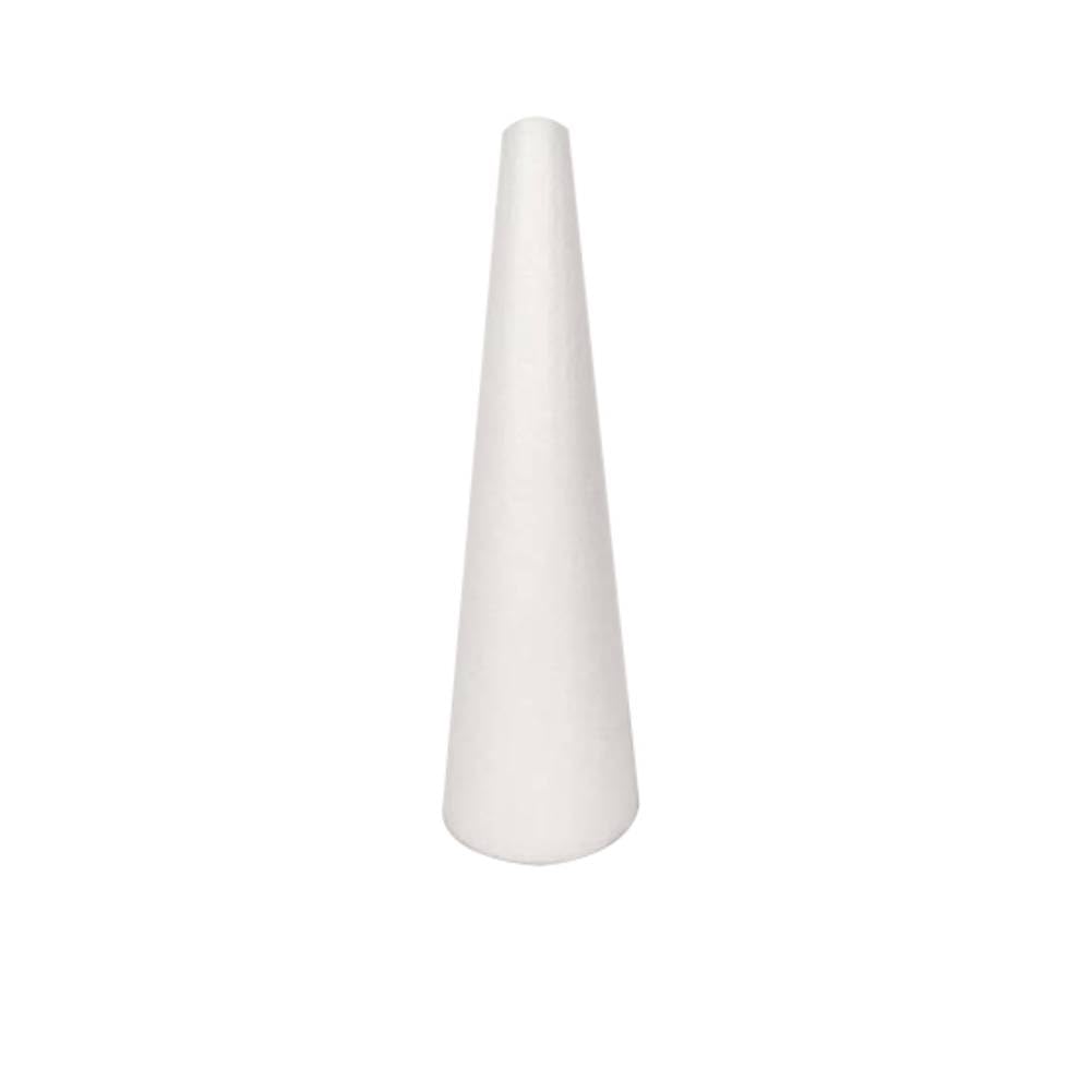 Dummy Cake Cone | 13 Inch Tall × 4 Inch Base | Foam Cake Cone for Cake Decoration, Macaron & Marshmallow Towers | Reusable Cake Dummy for Bakers & Events-image-48