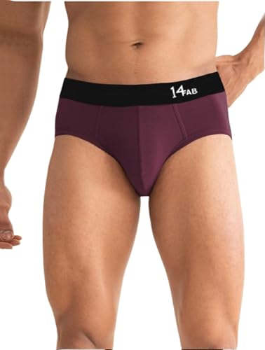 Image of PRETTIFY Super Cotton Modal Fabric Briefs for Men | Regular Fit, Ultra-Soft & Durable Exposed Waistband for All-Day Comfort-Pack of 1.