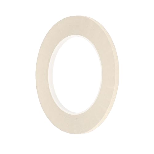 Image of 1 Pc Painters Tape Masking Master Tape Easy Removal White 5000x0.5x0.01cm / 54.68 Yards x 0.2 Inches x 140um