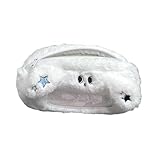 getuse Plüsch-Federmäppchen Handtasche Fotokartenhalter für College Teenager Erwachsene- Blaue Katze