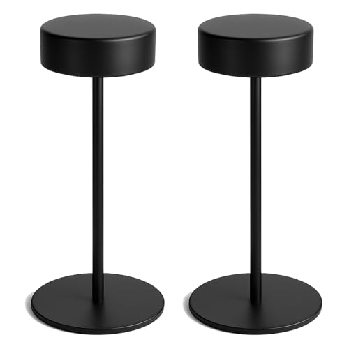 exquis Metal Hat Stand for Desk or Shelf Hat Display Holder for Caps Fedoras & Cowboy Hats Stable Desktop Hat Rack Black (2 Pack)
