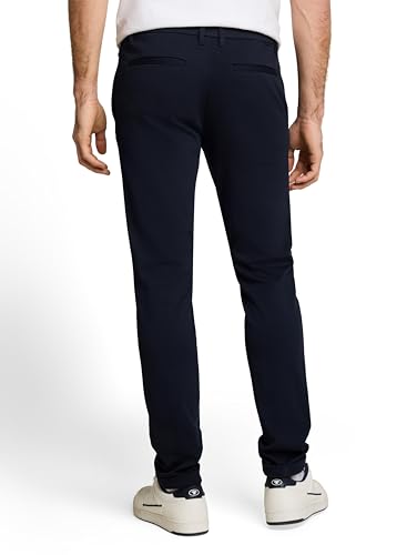 Tom Tailor Herren Jersey Travis Slim Fit Chino Hose, 10668 - Sky Captain Blue, 38/34 – Ansicht 2