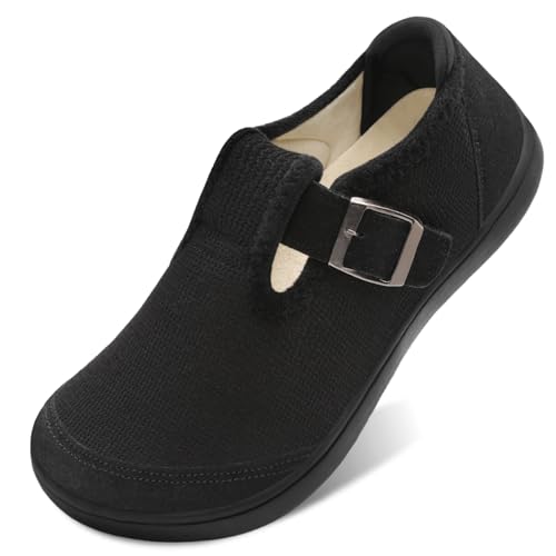 BARERUN Womens Slippers Wide Diabetic Shoes Adjustable Barefoot Casual Sneakers Breathable Arthritis...