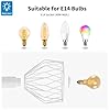 LVWIT 5-Way Adjustable Ceiling Spotlights, Industrial Kitchen Lights, E14 White Metal Spot Light Fitting for Living Room, Bedroom, Hallway – Bulbs NOT Included #5