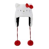 Hello Kitty-Inspired White Plush Laplander