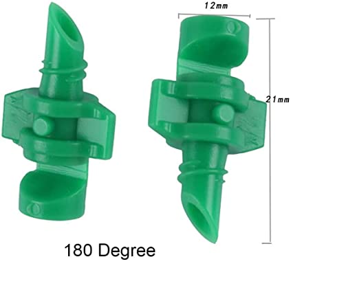 Image of (100pcs) Sprinkler 180 Degree Refraction Watering Sprayer Misting Nozzle Irrigation System for Plants, Garden Lawn, Greenhouse & Agriculture - 100 Pcs