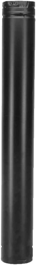 M&G DuraVent DuraVent 3PVP-60B 3 Inner Diameter - PelletVent Pro Type L Chimney Pipe - Doubl, Black, 60 x 3 (Pack of 1)