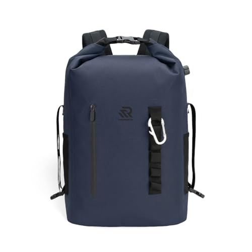 Image of Premium Roll Top Closure Cooler Backpack | Kayaking Beach Paddle Boarding Watersports, 24 Hours Insulated Leak Proof Zipperless Soft Cooler for Men for Fishing