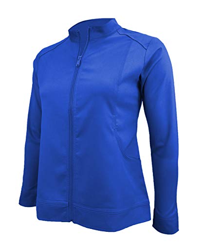 Natural Uniforms Women's Ultra Soft Front Zip Warm-Up Scrub Jacket