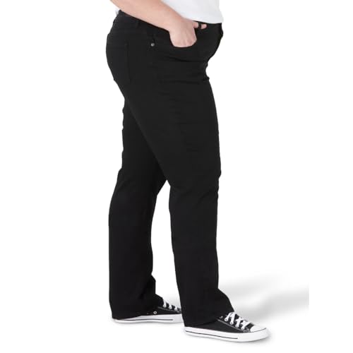 Image of Lee Women's Plus-Size Relaxed Fit Straight-Leg Jean