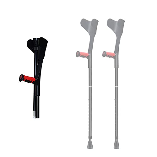 1 Par 2 Unidades Muletas Adultos, Muletas Médicas para Antebrazo, Bastones Plegables, Muletas Ajustables, para Adultos y Niños con Altura 140-190 cm Keep it in Mind