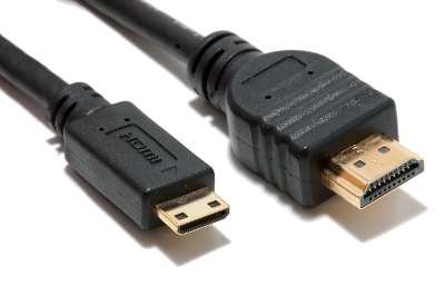 TKNO MINI HDMI to HDMI Cable for Tablets, Smartphones, Cameras - 3 Metres (Only For Devices With MINI HDMI Connection)