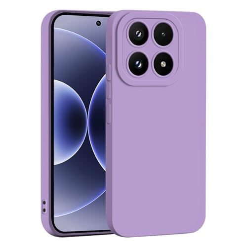 Image of for Xiaomi 17 Case Precise Camera Cutouts Soft TPU Shockproof Phone Cover - Purple