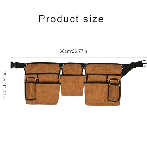 Ceinture à outils réglable pour constructions de charpentier avec boucle rapide - 7