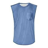 Angebote des Tages Heute Tshirt Herren Männer Hemd Kurzarm Shirt Weisses T Arbeitskleidung Golf Polo Gant Poloshirt Herren Running Shirt Leinen Retro Shirts Sommerhemd Kurzarm, Blau 3XL