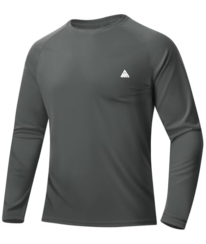ZITY Mens UPF 50+ Sun Protection Shirts Long Sleeve Lightweight Rash Guard - image 1