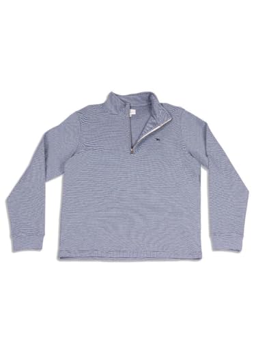 Simply Southern Quarter Zip Pullover, Men's Long Sleeve, 3 Colors - Light Blue, Gray, Navy