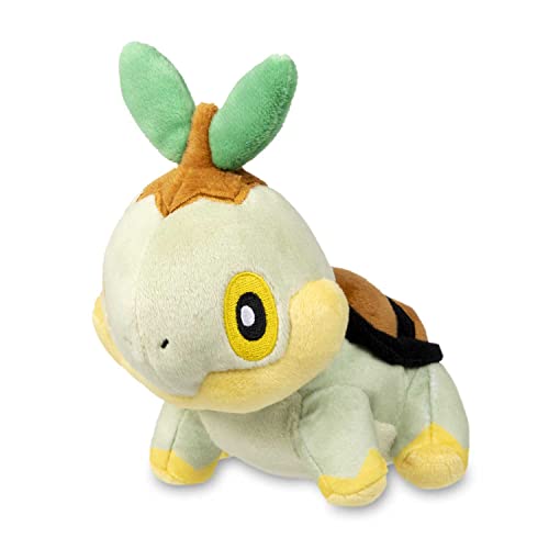 Pokémon Center: Turtwig Sitting Cuties Felpa, 5 ¾ pulgadas