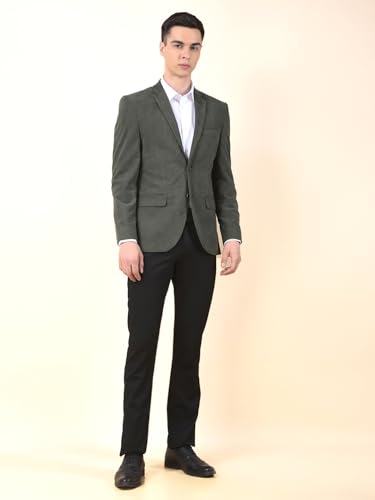 Image of Cantabil Blazer for Men l Premium Casual Blazer Slim Fit Notched Collar Polyester Fabric Solid Pattern