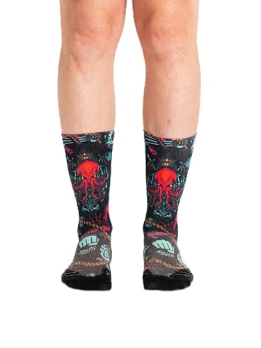 Ridefyl Unisex Verschwörung Socken, bunt, M/XL