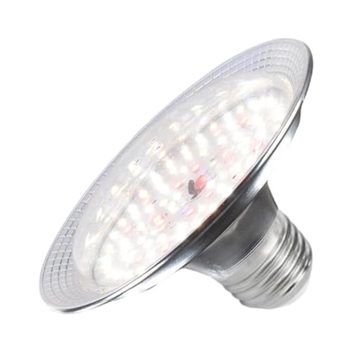 KESOTO Bombilla de Cultivo, 18 W, Casquillo E27, 13 X 8,5 Cm, Resistente, para, Alta Eficiencia, Fácil de Instalar, 440, Espectro de La Luz Solar