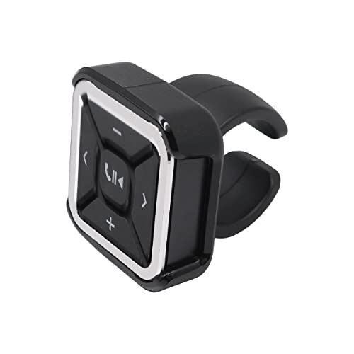 POFET Volante Control Remoto Bluetooth 5.0 Control Remoto Recargable Soporte de Llamada Manos Libres Impermeable para Coche Bicicleta Motocicleta