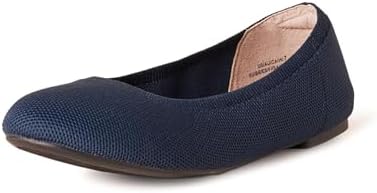 Amazon Essentials Women's Comfortable Round Toe Ballet Flats, Cus...