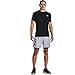 Under Armour Men's Armour HeatGear Fitted Short-Sleeve T-Shirt , Black (001)/White , Large