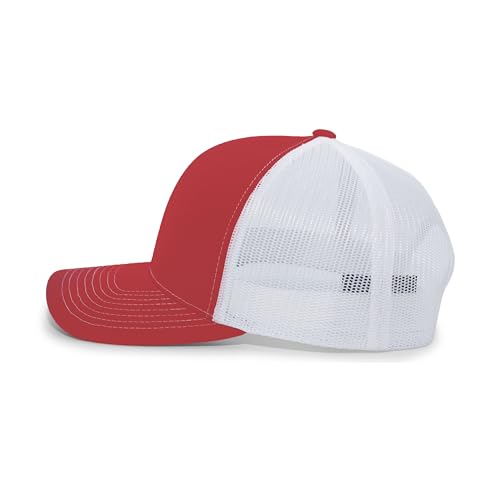 Image of Pacific Headwear Contrast Stitch Trucker Snapback