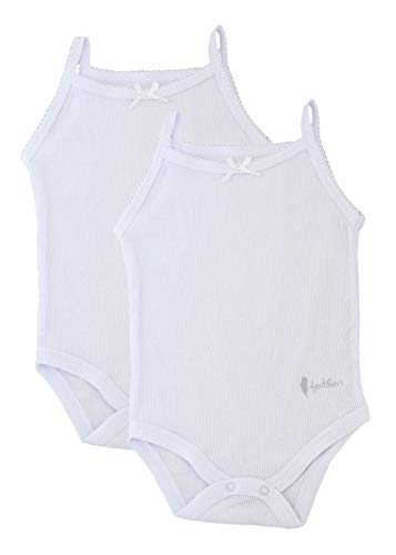 Image of Feathers Baby Girls 100% cotton super soft One-piece Bodysuits 2-Pack