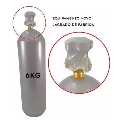 Cilindro de Gás Aprovado com Válvula CGA 320 para Kegerators e Distribuição de Cerveja de Pressão