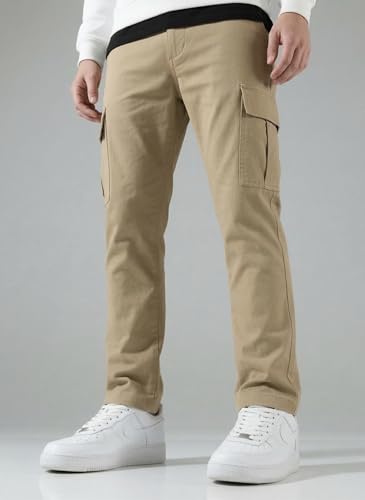Image of Tagas Men Plus Flap Pocket Side Drawstring Waist Cargo Pants || Trousers Casual Pant || Cargo Pant || Jeans Pant || Track Pant for man ||MC-8