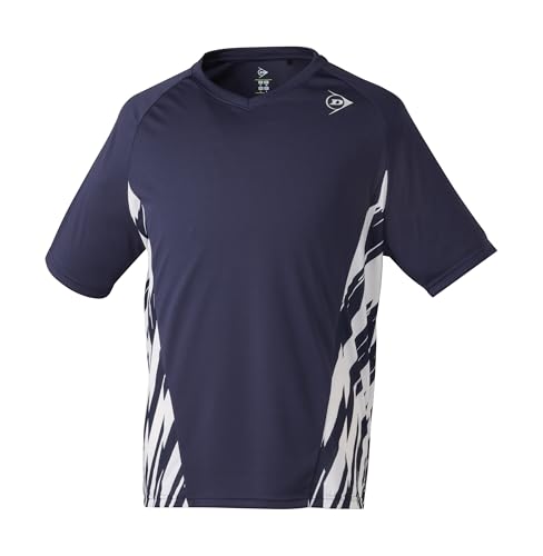 [DUNLOP] ダンロップ テニスウエア ゲームシャツ DAP1544 2025FW ﾈｲﾋﾞ- S