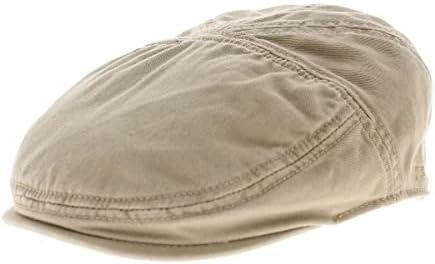 Stetson Paradise Cotton Herenpet van katoen, platte pet met uv-bescherming 40 , katoenen herenmuts, platte cap, flatcap, voor zomer/winter, S-XXL Stetson Paradise Cotton Herenpet van katoen, platte pet met uv-bescherming 40 , katoenen herenmuts, platte cap, flatcap, voor zomer/winter, S-XXL