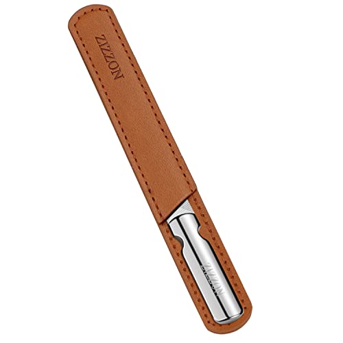 Zizzon Professional Stainless Steel Nail Files Double Sided For Women And Men, Heavy Duty Reusable Manicure Filer For Natural Nails, Great For Home Salon Or Travel Use #TOP4