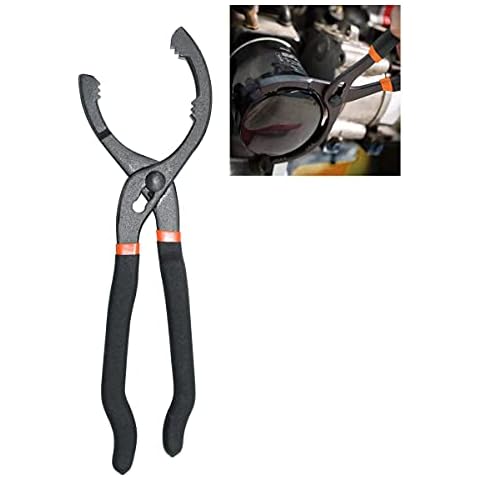 CNWOOAIVE 12'' Adjustable Oil Filter Wrench,Oil Filter Pliers,Oil Filter Removal Tool Cover