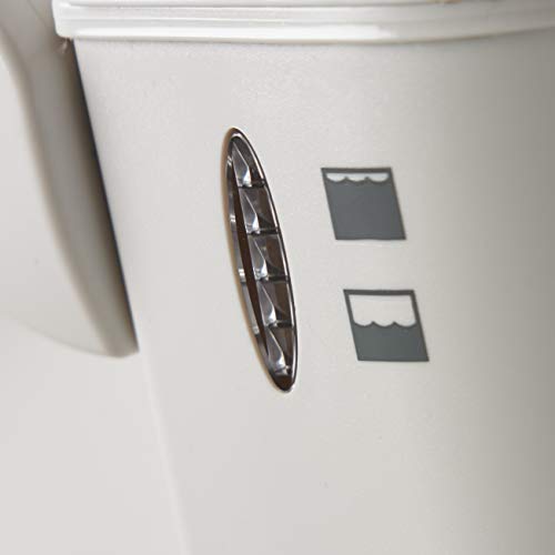 DOMETIC 9108557679 Portable 972 mit 360° Druckspülung Campingtoilette, Weiß/Grau